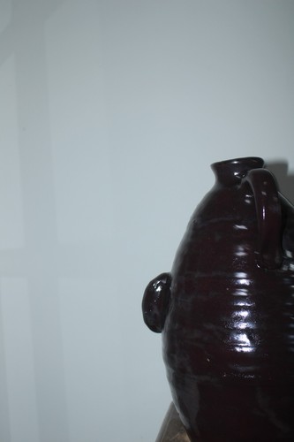 brian wilson (CHUNKY) face jug, pottery, folk art 12'' tall x 9'' wide - Picture 9 of 11