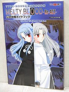 Melty Blood Re Act Official Guide Book 18 Ebay