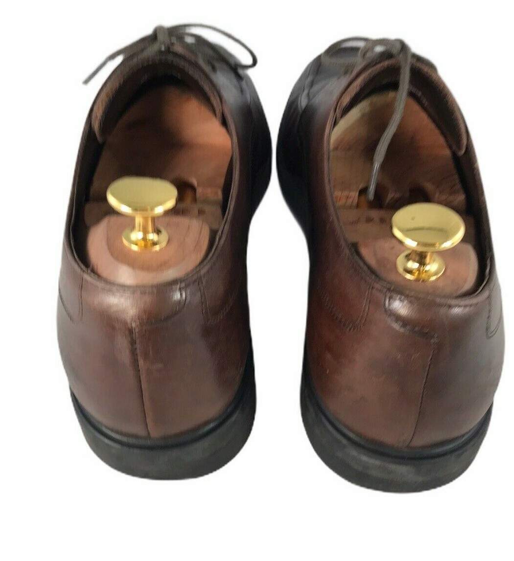 Cole Haan Mens Size 10M Brown Leather Split Toe Lace Up  display picture 1