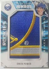 2022-23 Black Diamond Hockey Owen Power Rookie 75 pt Thickness Buffalo Sabres
