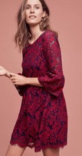108. NWT Anthropologie Plenty By Tracy Reese Tava Lace Swing Dress Sz 4