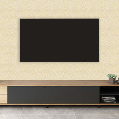 3D-B008 3D Beige Modern Wall Mount Panels For Living Room, Bedroom 54*54cm NEW