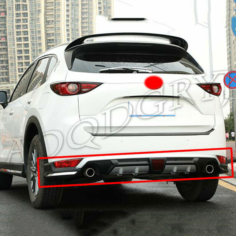 For Mazda CX-5 CX5 2017-2021 Rear Bumper Diffuser Splitter