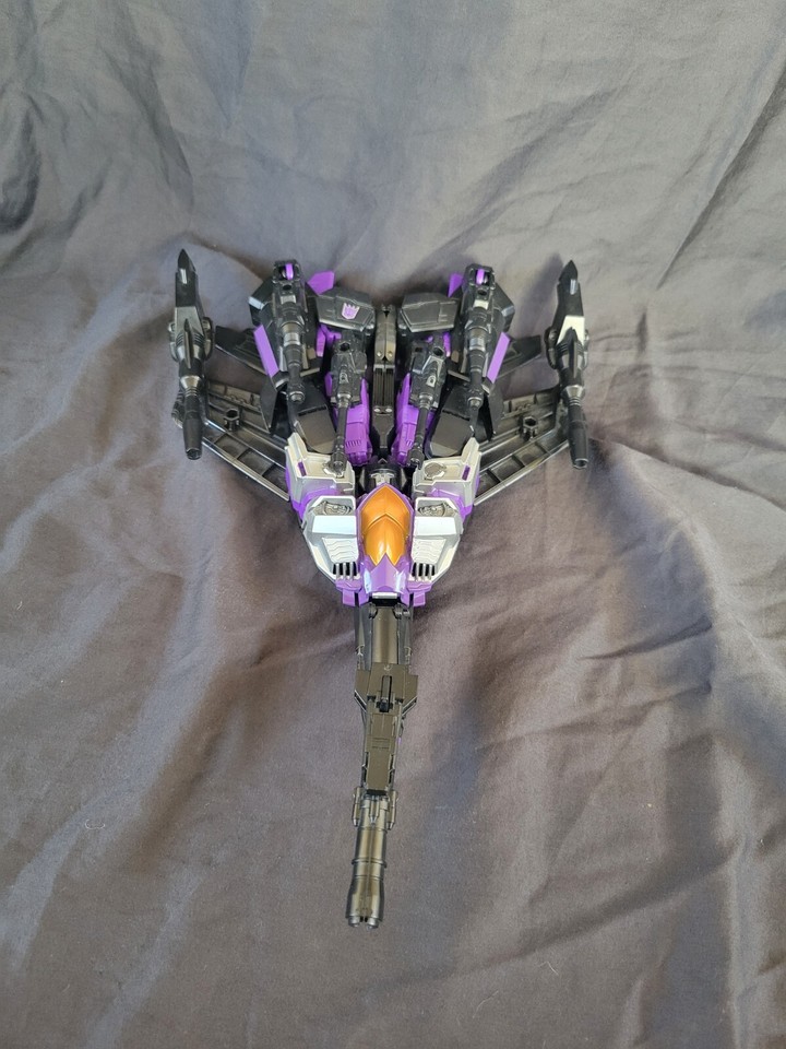 Transformers Generations Leader Skywarp - Action Figure Decepticon Convertibile, Giocattolo Per Collezionisti