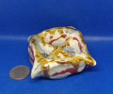 "Ancient Moon Art" - Clay Sculpture. Hand made and glazed. Very nice one!