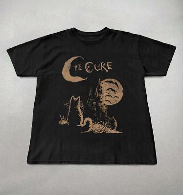 The Cure Cat Tee 90s Alt Indie Rock Unisex shirt Music Gifts Cat Lover gifts the