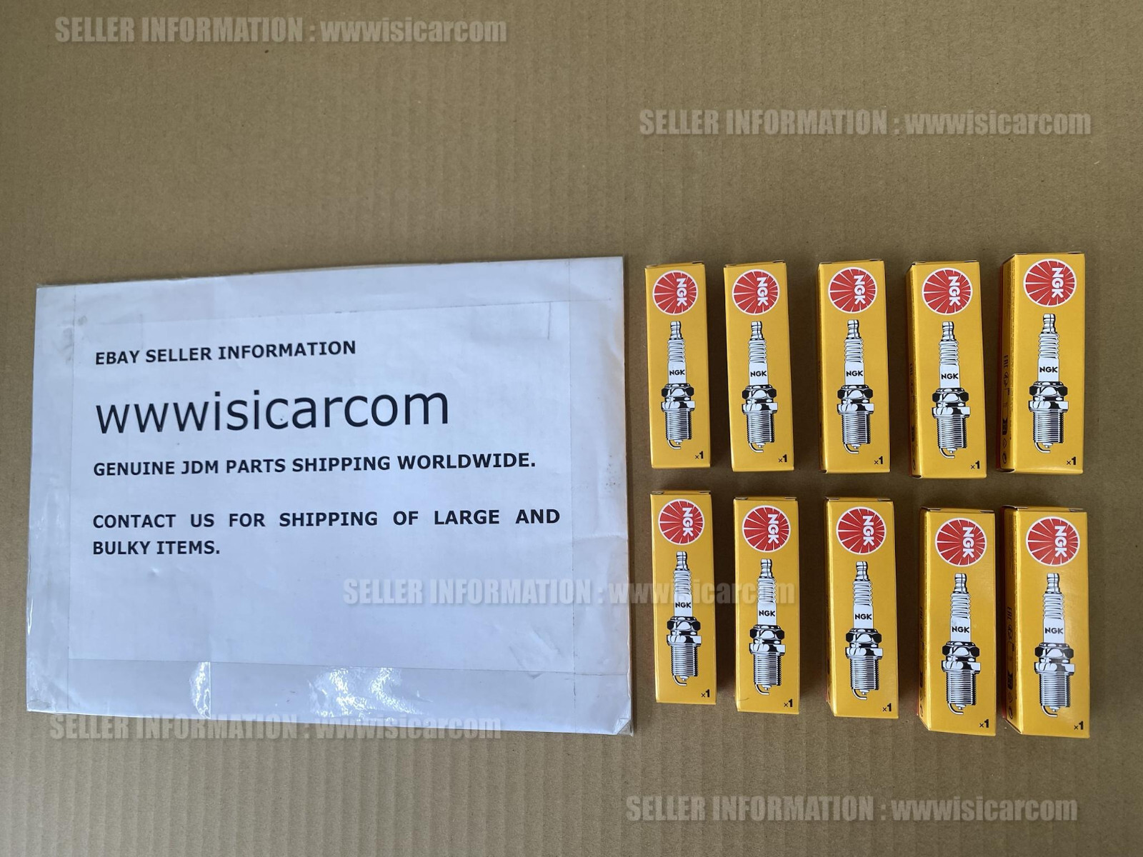 NGK SPARK PLUG BPR2ES x10pc FOR KAWASAKI MULE 4010 4X4 2019 for a garage one box