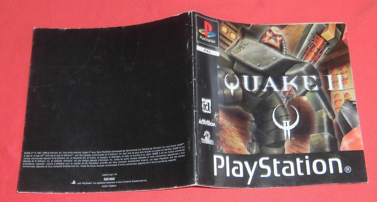 Notice PS1 Quake II [PAL FR] Playstation PS One *JRF