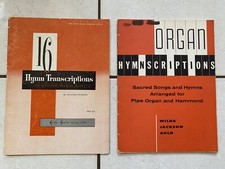 VTG Organ Song Books 16 Hymn Transcriptions Organ Hymn Scriptions