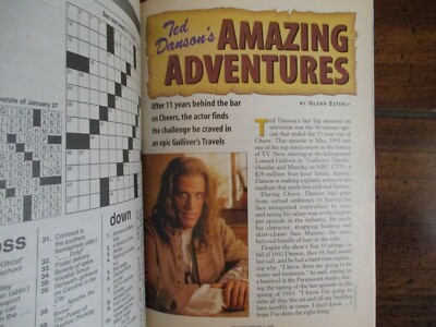 Feb 3-1996 TV Guide Mag(GULLIVER'S TRAVELS/JOHNNY GALECKI/TED DANSON/NORTH OF 60