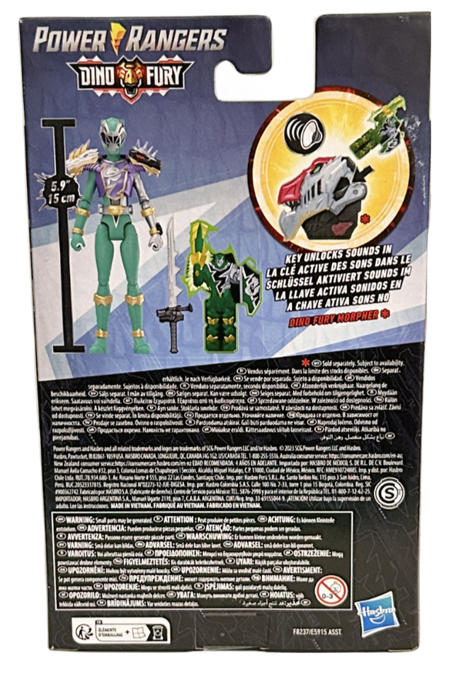 Power Rangers Dino Fury – Cosmic Armor Green Ranger 6