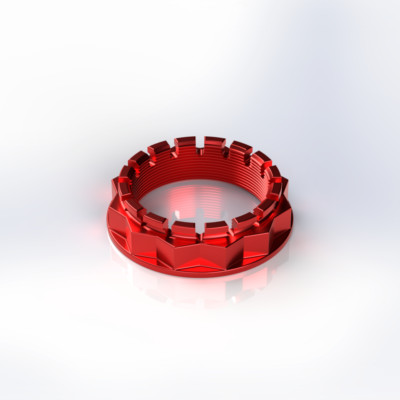 Ducati Kbike Rear Wheel Nut Nut Axle Nut M48 Red NEW
