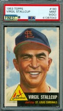 1953 TOPPS # 200 GORDON GOLDSBERRY PACK FRESH PSA 9   MAC FINEST & SPOTLESS *