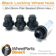 Nero GEN2 12x1,5 Dadi Bloccaggio per Toyota Highlander [Mk3] 14-19 su Ruote Originali
