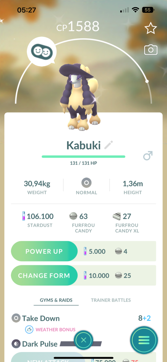 Compte Pokémon Go Avec Furfrou Chromatique Shiny (Couafarel) - Enregistré Or 30 Jours