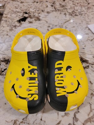 Smiley World Crocs Men Size 4/ Women 6 | eBay display picture 1