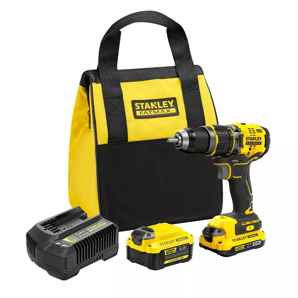 Stanley Fatmax V20 18V Cordless Brushless Hammer Drill wi