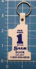 Vintage Sale Buick Keychain Car Dealer Advertising