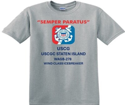 USCGC STATEN ISLAND  WAGB-278* WIND CLASS *SHIRTS.USCG OFFICIALLY LICENSED