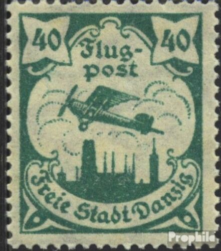 Danzig 112 Gefälligkeitsentwertung gestempelt 1923 Flugpost - Bild 1 von 1