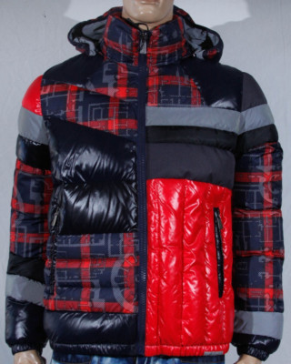 Frankie Morello Men's polyester , duck down jacket US L Made in Europe