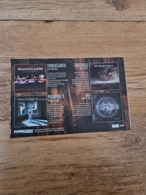 TNEWM82 WERBUNG 5X8 INSIDE OUT MUSIK: MAGITUDE 9. SCHWELLE. ARK