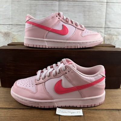 Nike Dunk Low GS  Triple Pink  Sneakers DH9764-600 GS Size 5Y/Women Size 6.5