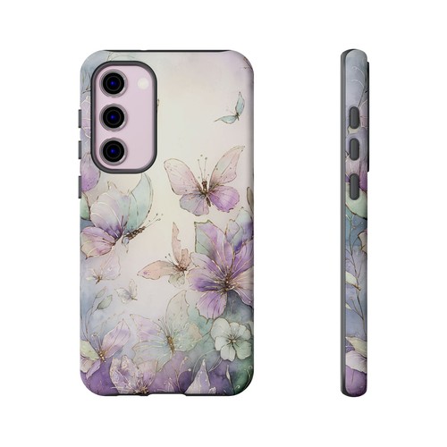 Spring Butterfly Phone Case, Elegant Nature-Inspired Design Cover | X53 - 第 223/272 張圖片
