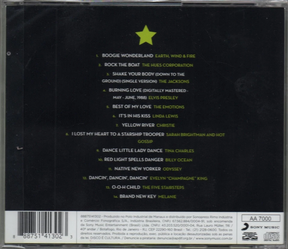 70s Dance Party Cd Mega Hits Elvis Presley  The Jacksons Sealed Made In Brazil - Image 2 of 2