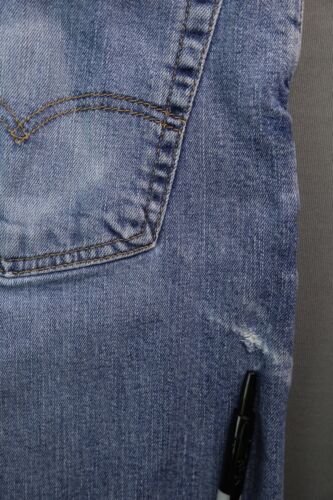 Herren 2018 Levi's 505 Jeans Regular Fit Stretch Distressed Gr. 36x30 (Msr 35x29) - Bild 9 von 10