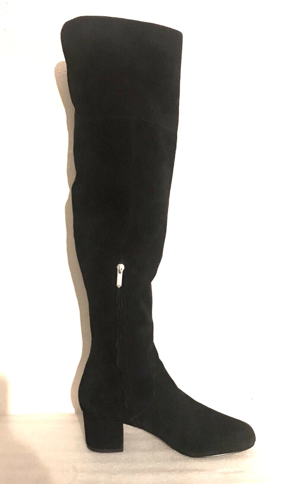 SAM EDELMAN - BOTTES - CUISSARDES - CUIR SUEDE - POINTURE 8,5us/38,5eu - GENUINE - Photo 4/4