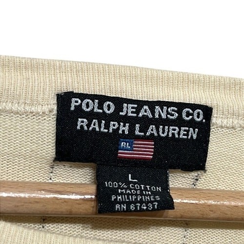Chemise homme Ralph Lauren taille L polo jeans co. manches longues rayures année 2000 90 - Photo 9 sur 9