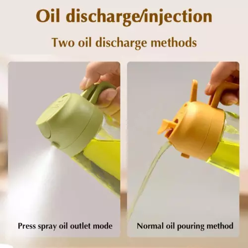 2-in-1 450ML Glass Oil Sprayer and Dispenser Spray Bottle Cooking Dispensers - Picture 9 of 19