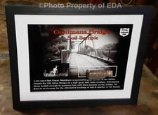 THE GOATMANS BRIDGE Haunted Relic Soil Sample Framed W/ COA Haunted Object Item