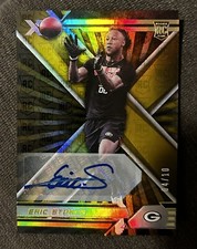 2021 XR RC 🔥 Auto #d /10 👀 Color Match Gold Prizm Eric Stokes Packers Rookie