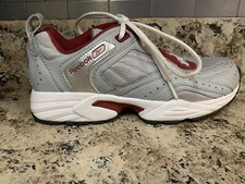 Zapatos para correr Reebok para mujer talla 6 gris granate RB 409 FLU 1-120607