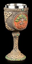 Wicca Kelch - Tree of Life - Ritual Gefäß Magie Altar 