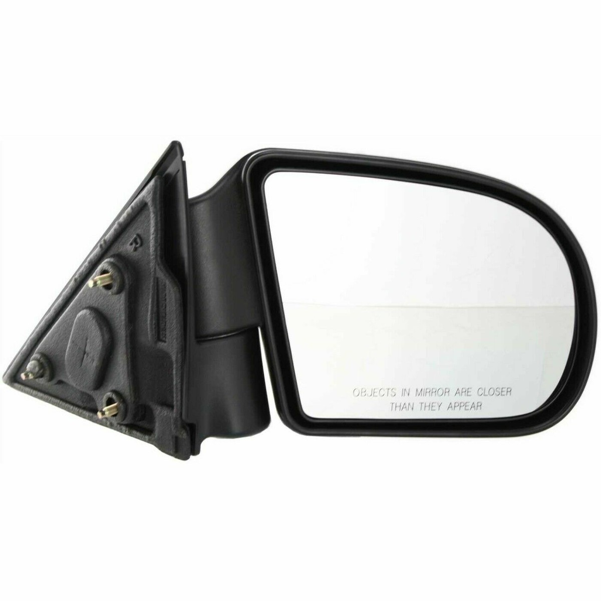 MIRROR Compatible For 1999-2004 Chevrolet S10 GMC Sonoma Right Passenger Heated Power Glass Textured Black MIRROR Compatible For 1999-2004 Chevrolet S10 GMC Sonoma Right Passenger Heated Power Glass Textured Black