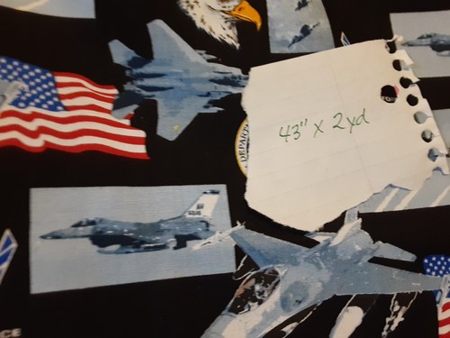 Fabric Sykel Enterprises Military Pattern AIR FORCE-021AF 12 Yards Total - Picture 4 of 9