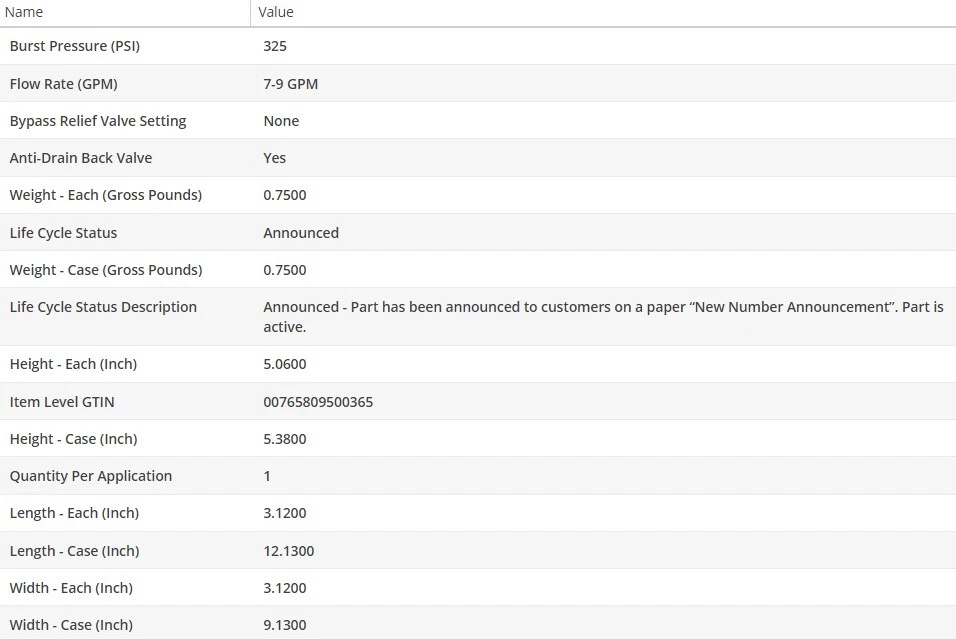 OEM Type Oil Filter WIX for CHEVROLET P40 1985-1990 V6-4.3L - Image 4 of 4