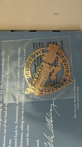 Polar Express Book W/ Keepsake Ornament and Audio Read by Liam Neeson - Picture 3 of 6
