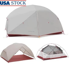 2 Person Waterproof Backpacking Tent Lightweight Freestanding 3 Season Camping