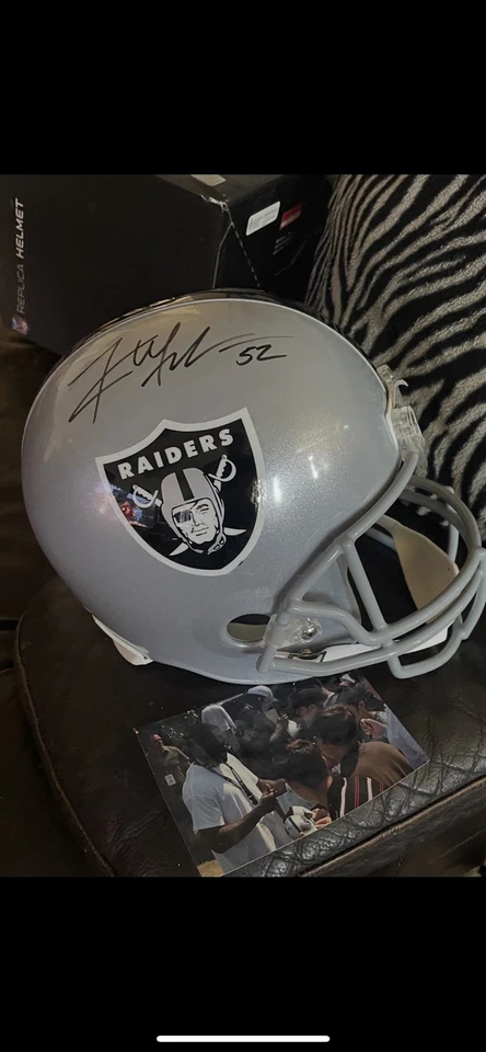 Khalil Mack Signed Full Size Helmet  - Image 3 of 3