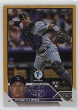 2023 Topps Series 1 1st Edition Gold Foil Brian Serven #41 0y59