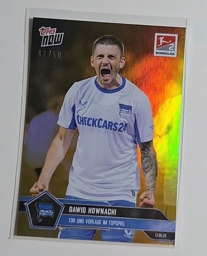 Topps NOW Bundesliga 2025/2026 - Card 021 - Dawid Kownacki - Hertha BSC - GOLD