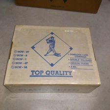 VINTAGE UNOPENED BCW BOX  250 ULTRA-PRO 9 POCKET PLASTIC BINDER PAGES