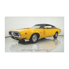 Car Magnet of 1971 Dodge Charger R T (1)
