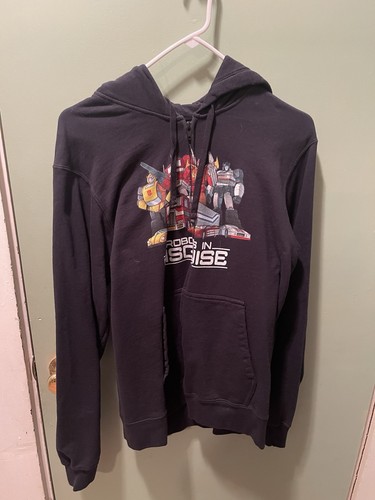 Men’s Transformers Hoodie Size Medium Robots In Disguise