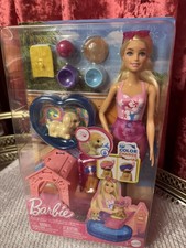 Barbie Puppy Pool Party Playset - Doll with Puppies & Accessories/Colour change