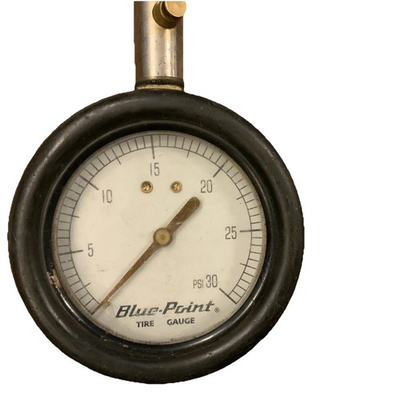 #ad Blue Point Tire Pressure Gauge Snap On 5 30psi TPGF30 $12.99
